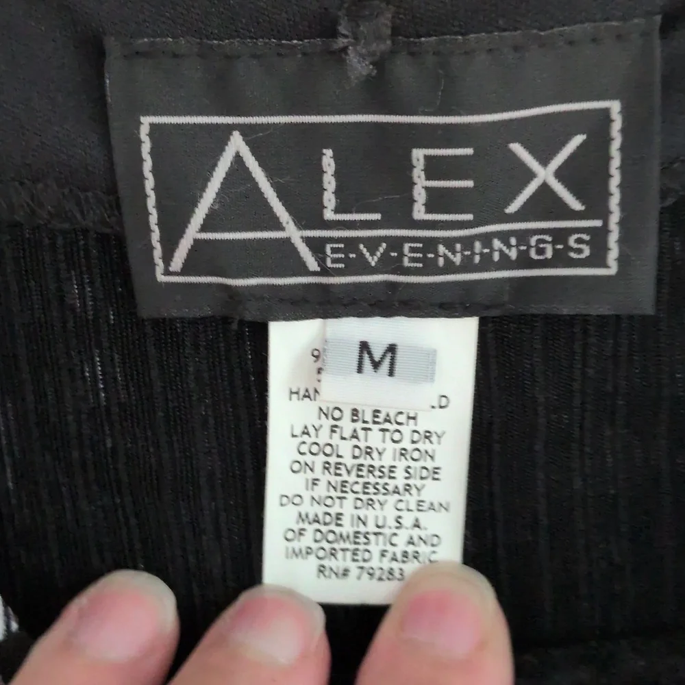 Vintage Alex Evenings Open Sparkly Cardigan Jacket M - Picture 2 of 4